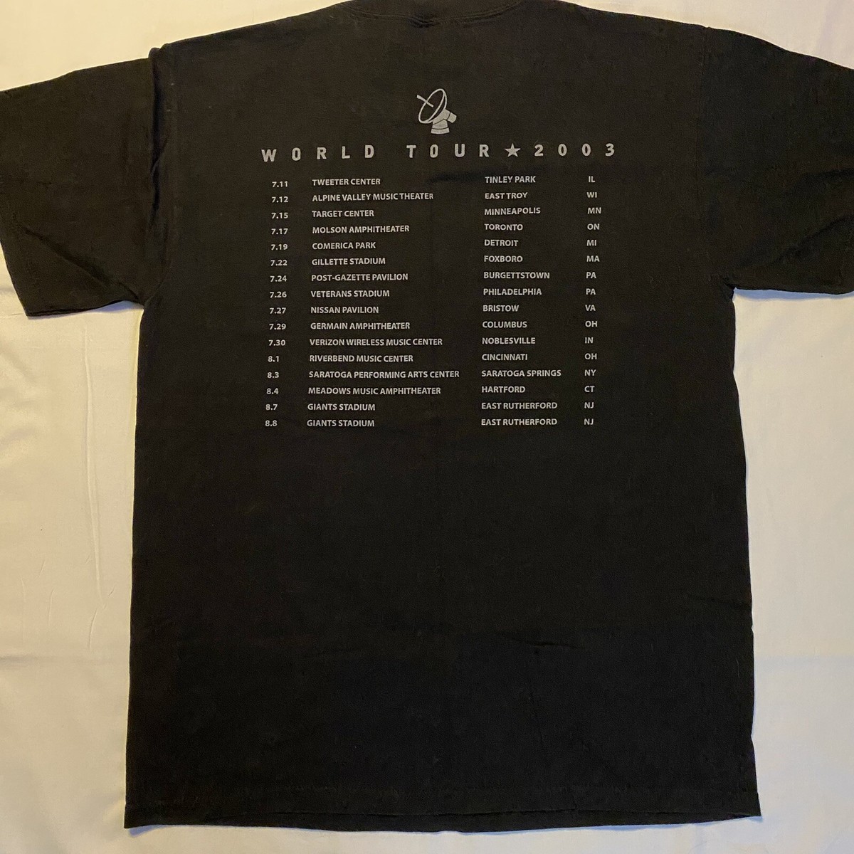 BON JOVI バウンスツアーTシャツ 2003 Bon Jovi “2003 Tour” vintage t-shirt Size M | eBay
