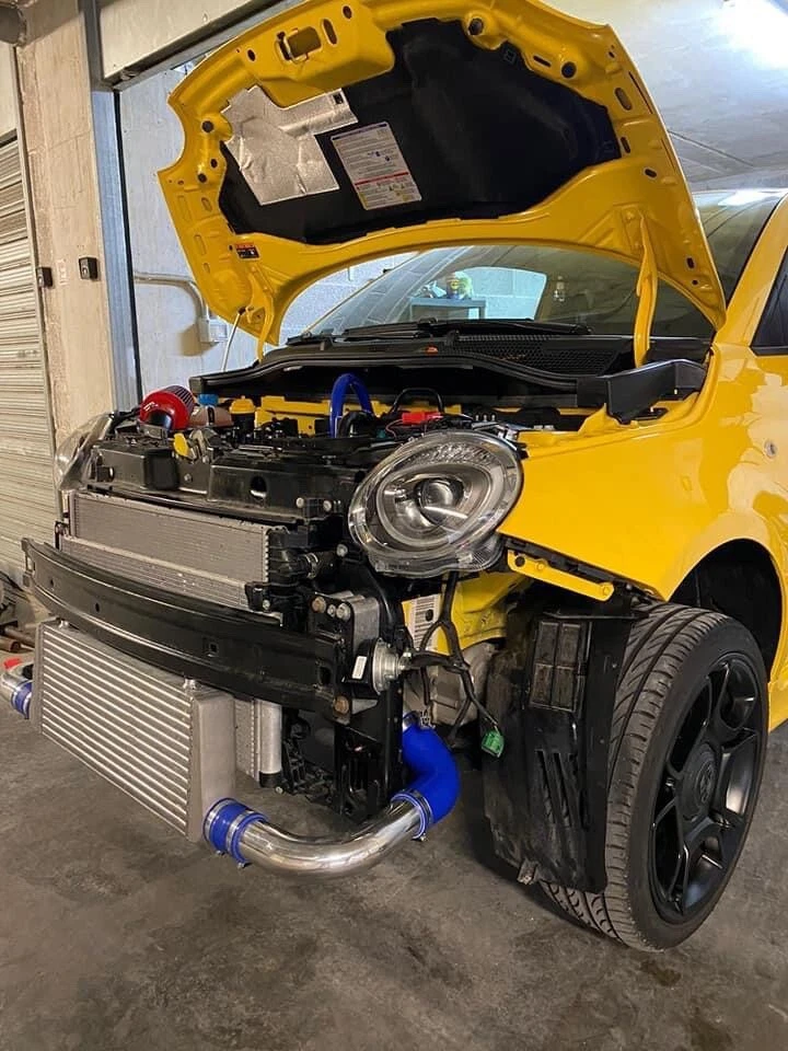 Intercooler maggiorato 500 abarth Bar & Plate 9lt - Abarth 500/595 - Oltre 350cv - Immagine 2 di 4