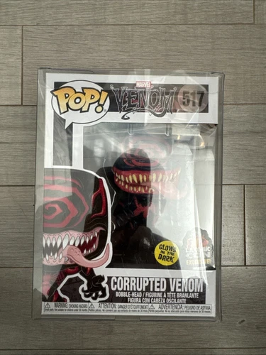 Nuevo Funko Pop! Marvel Corrupted Venom (Glow in the Dark) LACC con protector