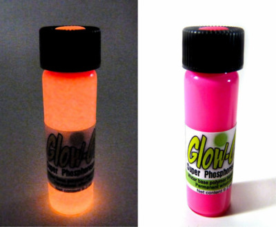 Glow-On HOT PINK Leuchtfarbe für Gun Sights, Angelköder, Lg 9,2ml Fläschchen, hell