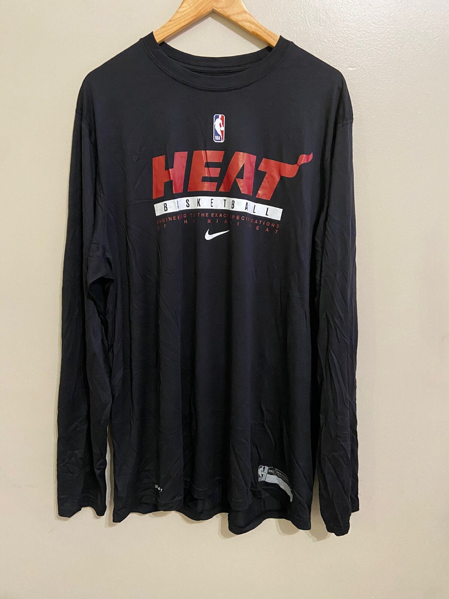 miami heat long sleeve dri fit