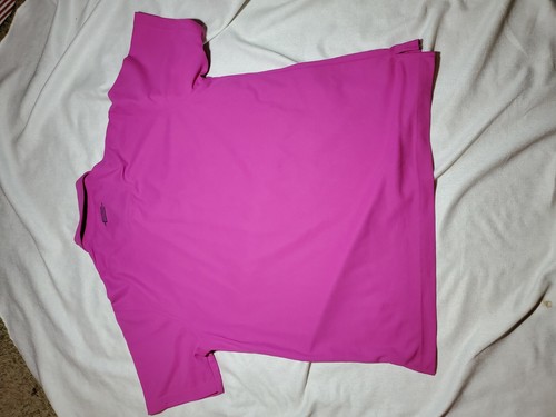 Carnoustie Performance Men’s Short Sleeve Golf Polo Shirt Pink Solid LARGE - Picture 6 of 8