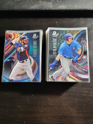 2018 Bowman Baseball Platinum Base, Parallel, Insert - Complete your set.
