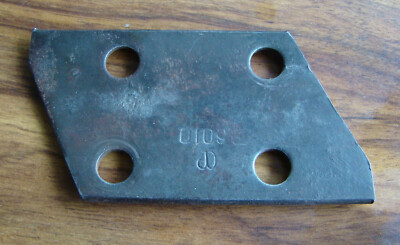 Antique John Deere Sickle Mower Knife Head Wear Plate 01092 old tractor part