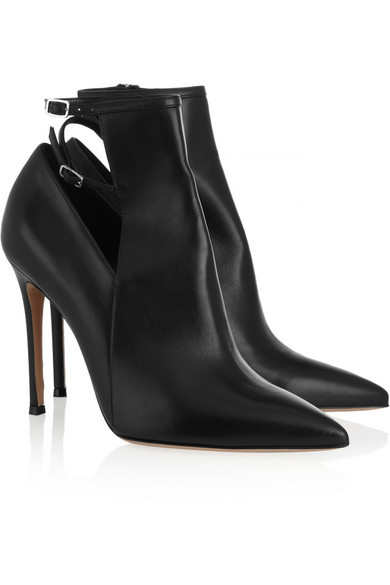 GIANVITO ROSSI  Pointed Leather Ankle Boot BNIX Size 42 image 8