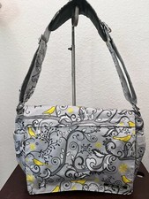 JuJuBe Be All Diaper Bag in Tweeting Pretty Shoulder Carry-all Bag EUC