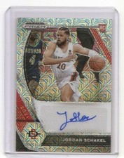 2021-22 Panini Prizm Draft Picks Jordan Schakel Mojo Prizm Auto Card /25