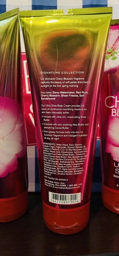1 x crema corpo fiore di ciliegio ultra karitè Bath & Body Works 8 once nuovo - Foto 2 di 2