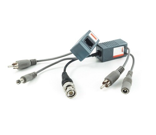Andromeda Sicurezza TRASMETTITORE VIDEO/AUDIO BALUN (COPPIA) ALIMENTATO AS-UTP12