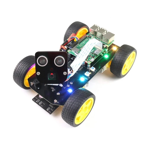 Smart Car Kit Car Kit pour Raspberry Pi 5 4 B 3 B + B A + Suivi du Visage Sui...