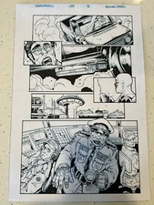 Deadpool #37 (2011) Pg. 8 Original Comic Art - Bong Dazo, Jose Pimentel Inks