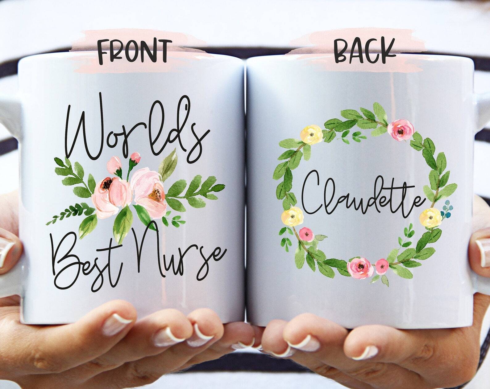 Worlds Best Nurse Mug Custom Nurse Mug Nurse Mug Nurse Gift Nurse Appreciation
