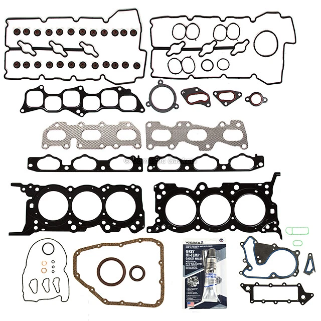 Juego completo de juntas Fit 21/04/2007-09 Hyundai Sonata Santa Fe Azera Sorento 3,3 L G6DB Foto 2 de 4