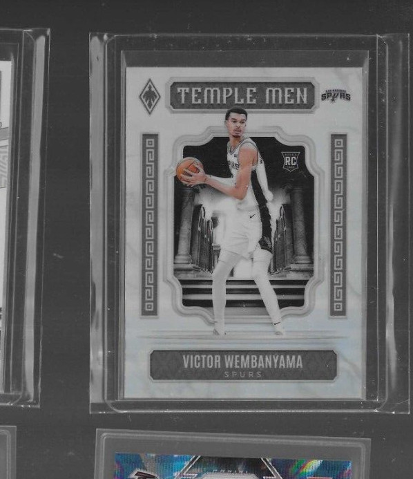 2023-24 Panini Phoenix Victor Wembanyama Temple Men Rookie RC #7 Spurs