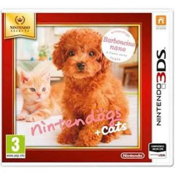 3DS GIOCO NINTENDO BARBONCINO NANO + CATS  NUOVO ORIGINALE