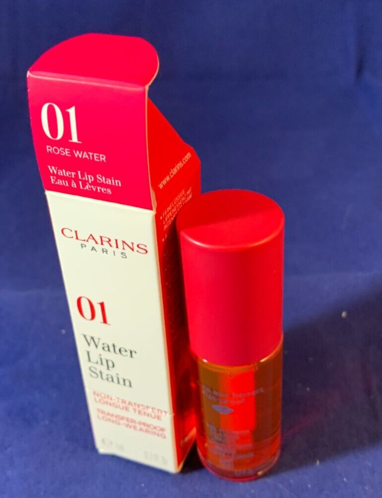 Clarins+Water+Lip+Stain+7ml+01+Rose+Water for sale online eBay