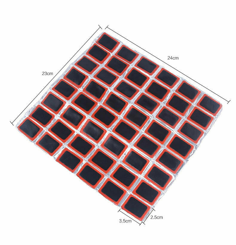 48 Weldtite Rubber Puncture Patches Bicycle Bike Tire Tyre Tube Repair New