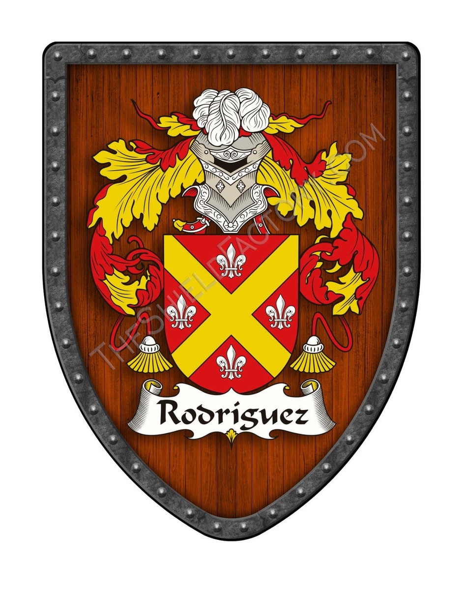 Rodríguez I Coat of Arms Spanish Hispanic Family Crest