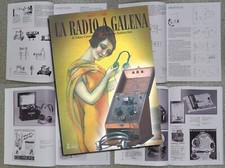Antique Radio libro LA RADIO A GALENA carborundum crystal set zincite cristallo