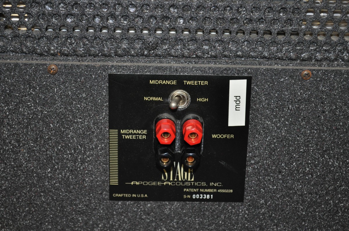 APOGEE Mini-Grand Ribbon/Subwoofer Speaker System with DAX APOGEE Mini-Grand Ribbon/Subwoofer Speaker System with DAX