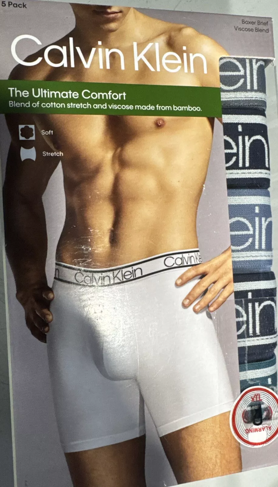 Boxer homme Calvin Klein The Ultimate Comfort bambou souple petit paquet   5