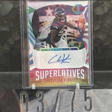 2021 Illusions Christian Kirksey Superlatives Auto /75