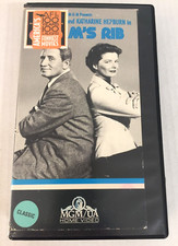 Adams Rib Katharine Hepburn Spencer Tracy VHS tape Ships Same Day With Tracking