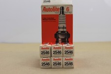 Lot Of 6 Fits 84-87 Ford Mercury 3.8 V6 Copper Spark Plugs Autolite 2546 Nos