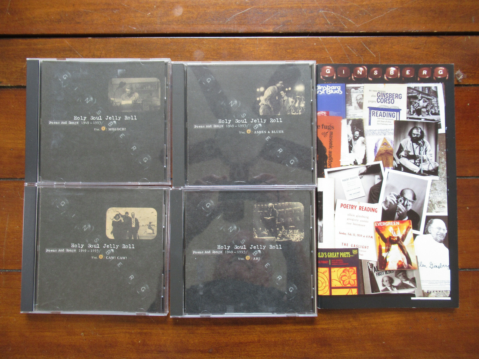 Allen Ginsberg Holy Soul Jelly Roll CD box set 4 CDs plus book eBay