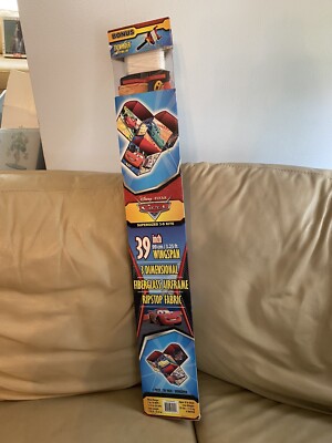Disney Pixar Cars Lightning McQueen Supersized 3-D 39  Kite Fiberglass Frame