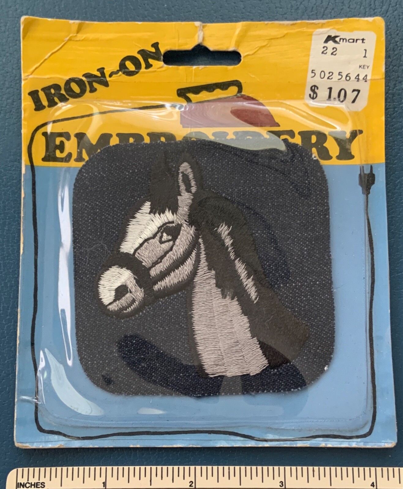 NOS CAVALLO PONY TOPPA ricamo ferro da stiro giacca artigianale gilet distintivo