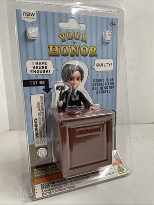 Your Tiny Honor Talking Court Judge 16 Gavel Responses Desktop Sound Machine