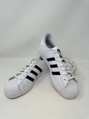 adidas Originals Men's Superstar Sneakers GX6320 - US:8, White/Navy, M3(C225T)