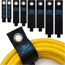 Heavy Duty Storage Straps 8-Pack 7"/10"/13"/17" , Black