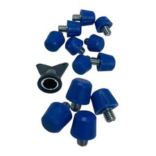 12x Football Shoe Spikes Football Boot Studs Non Slip with Wrench Portable Screw