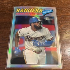 Topps Heritage 2026 Adolis Garcia #384 Texas Rangers Baseball Chrome Rare