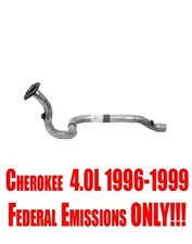 Front Extension Exhaust Pipe for Jeep Cherokee 4.0L-L6 96-99 Federal Emissions