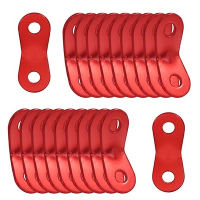 BokWin 20 Packs Tent Tensioners, Guyline Cord Adjusters & Wind Rope Buckles -