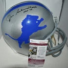 JOE SCHMIDT AUTOGRAPHED FULL SIZE REPLICA HELMET DETROIT LIONS HOF 73 JSA
