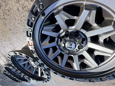 20" FUEL COVERT DODGE 2500 SILVERADO GMC RHINO 8X165 BLACK WHEELS RIMS 8X6.5