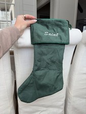 Custom Embroidered Christmas Stocking: Personalize Name Or Monogram