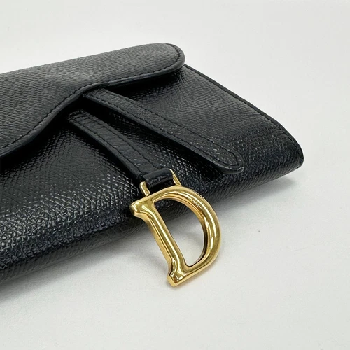 Porte carte selle noir Dior 3VDIW26115 68266641