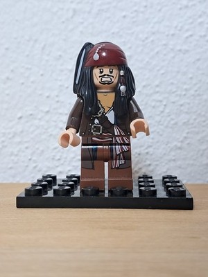 Captain Jack Sparrow Minifigur poc034   Lego Fluch der Karibik