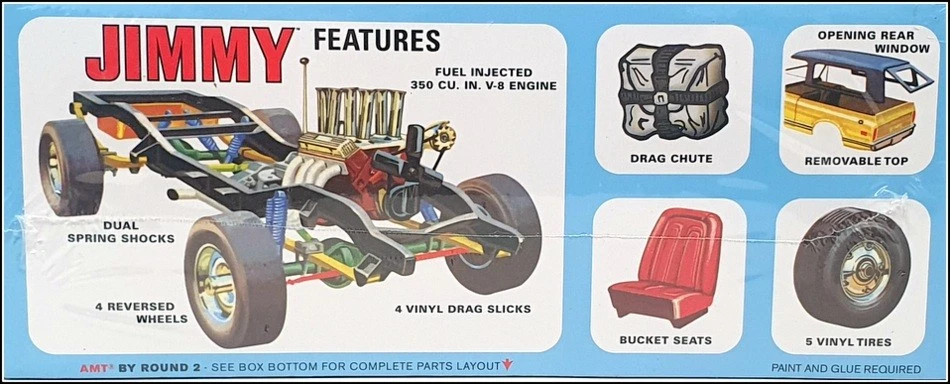 AMT 1/25 Scale Unbuilt Kit AMT1219/12 - GMC Jimmy - Image 4 of 4