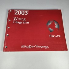 2003 FORD ESCAPE Electrical Wiring Diagram Service Shop REPAIR Manual EWD OEM