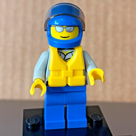 LEGO City Coast Guard Minifigure cty0406 Shark Rescue Set 60011 Surfboard