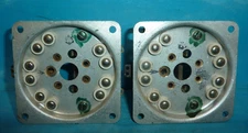 2 NOS Milspec Tube Sockets for 829B