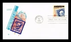 US COVER AMERIPEX 86 CHICAGO STAMP SHOW FDC COVER CRAFT CACHET INSERT