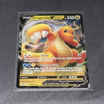Dragonite V SWSH154 Sword & Shield Black Star Promo Full Art Holo Pokémon TCG