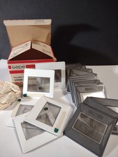 Gepe 35mm Double Glass Slide Binders 23 Vintage Mounts in Original Box 24 x 36
